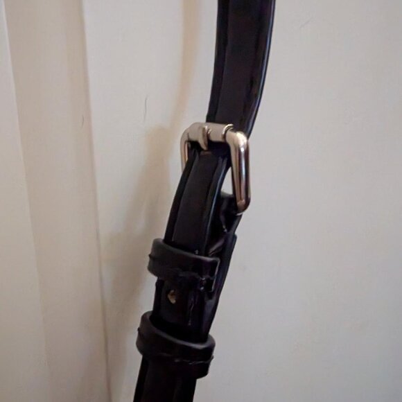 COACH PEYTON BLACK SIGNATURE SWINGPACK with POUCH - Picture 2 of 16